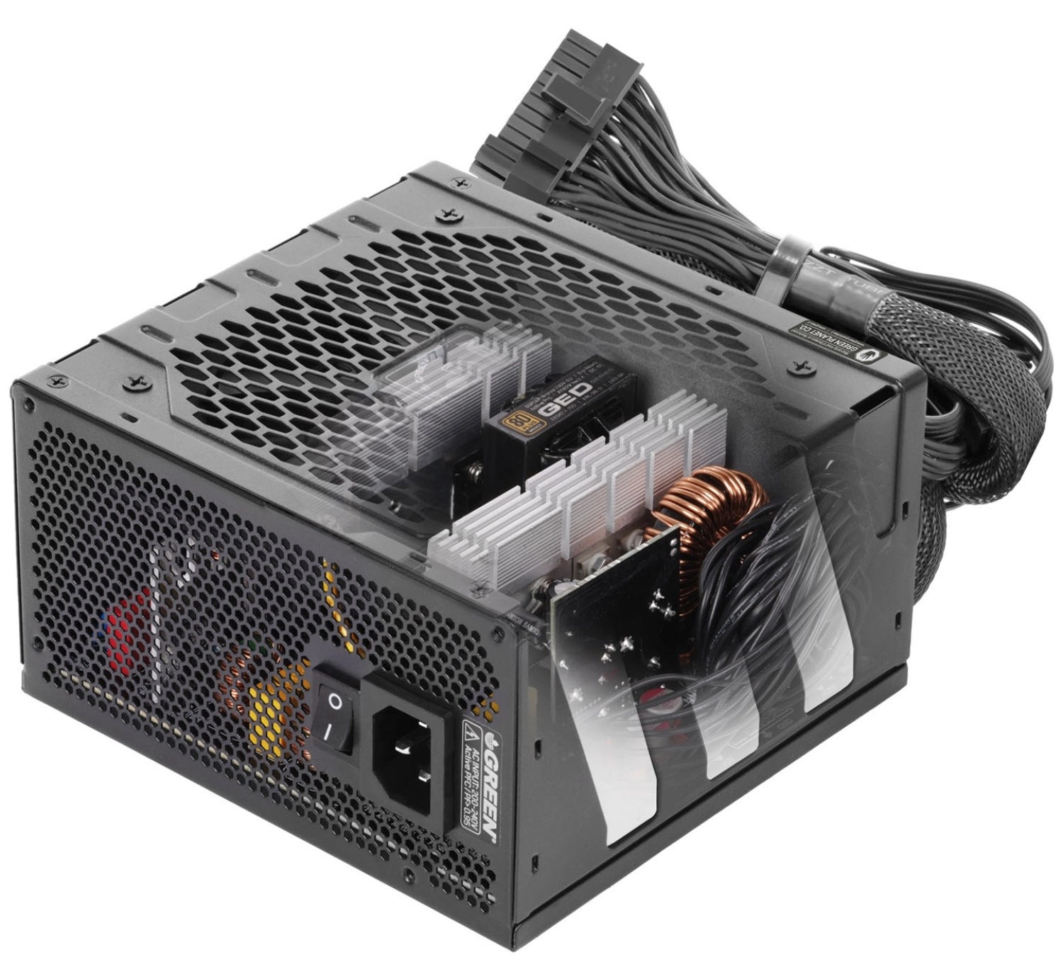 Green Gp600A- Ged Power Supply Pc Güç Kaynağı - Görsel 3