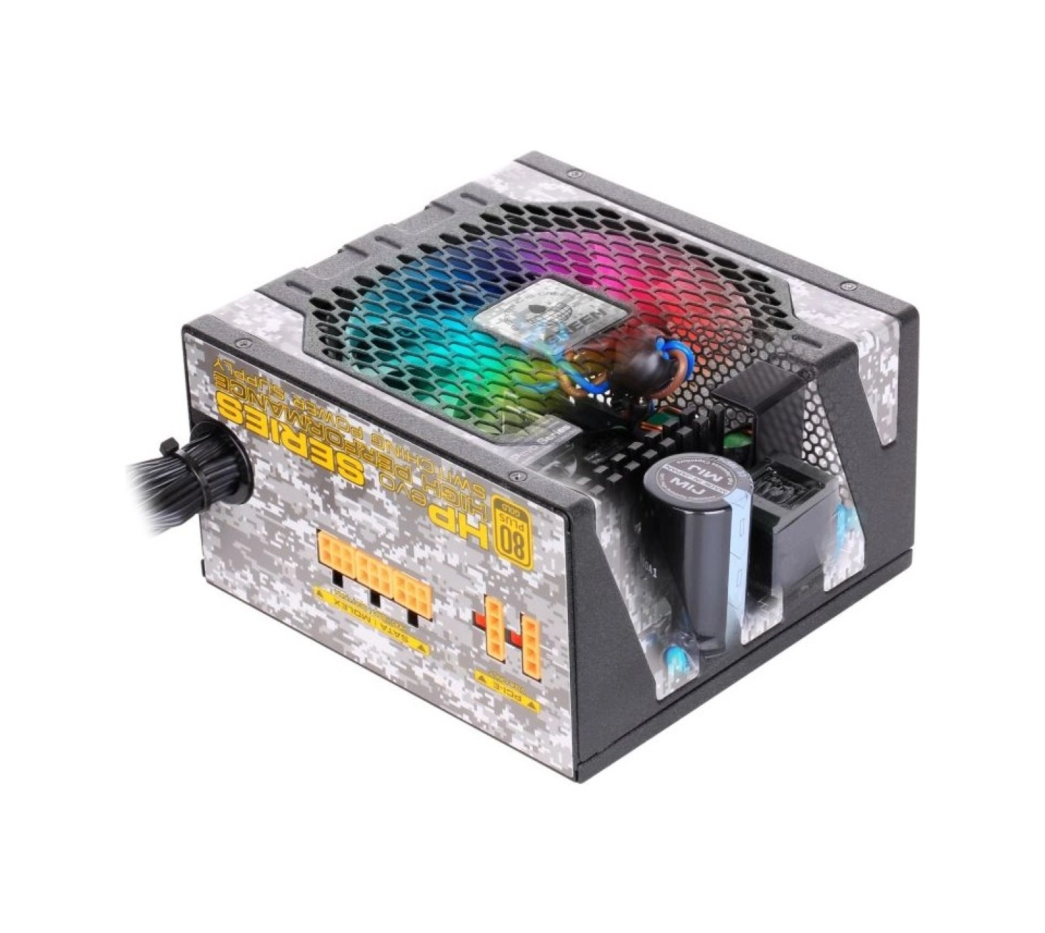 Green Gp600B-Hp-Evo 600W 80+ Gold Argb Power Supply Pc Güç Kaynağı - Görsel 2