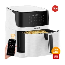 Groove Max Xxl 7 Lt Beyaz Yağsız Fritöz