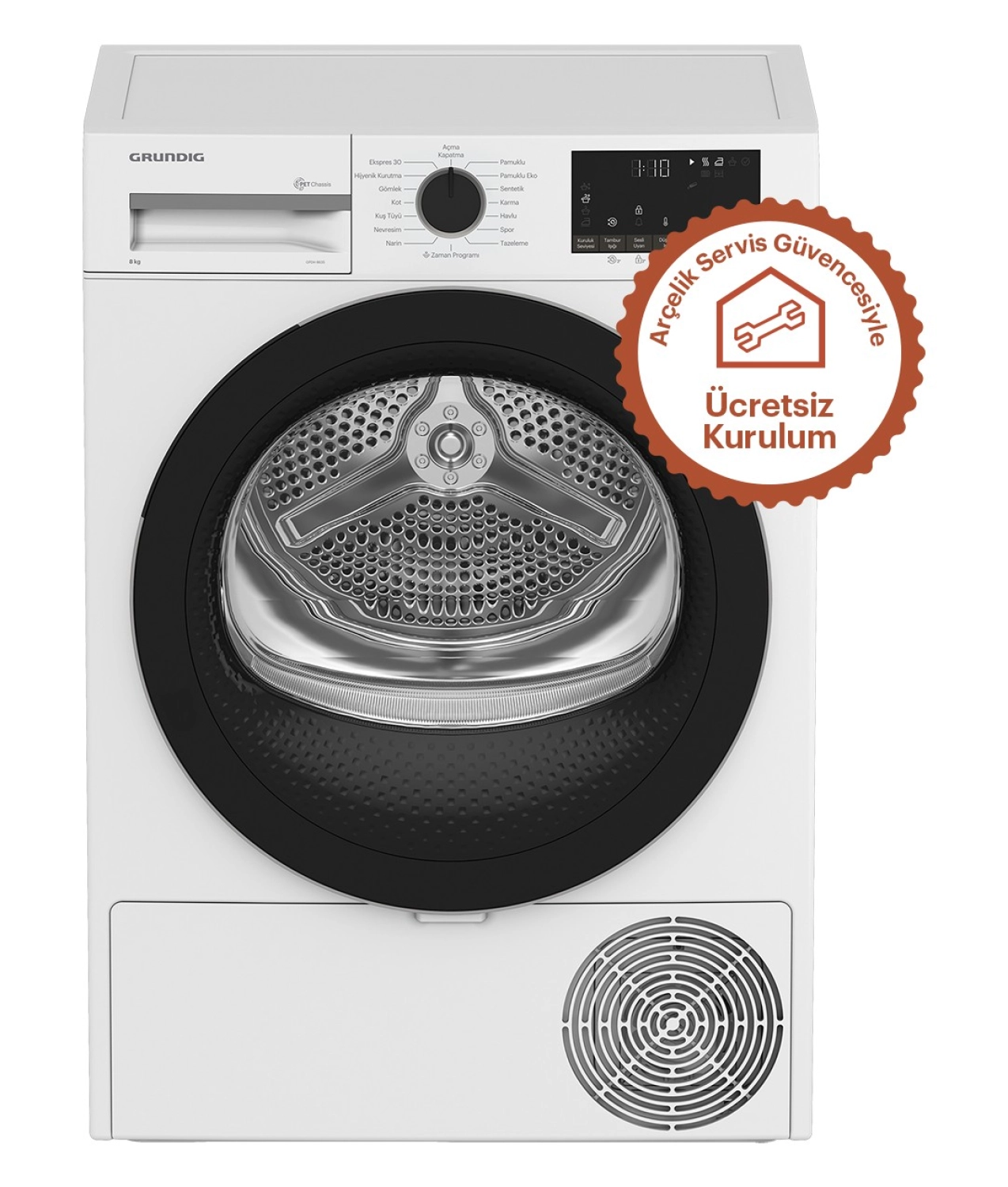 Grundig Gpdh 8635 Kurutma Makinesi ürün görseli