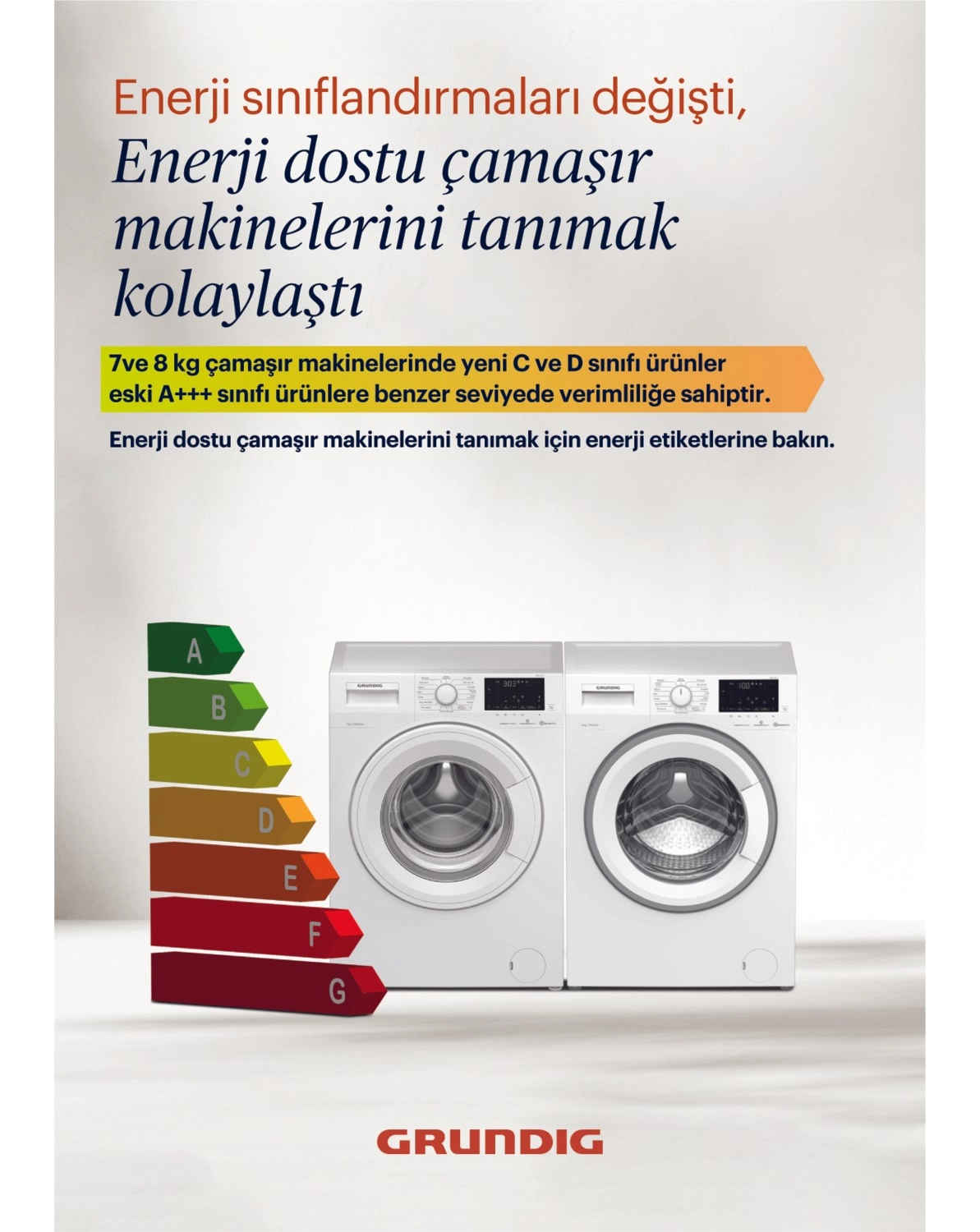 Grundig Gwm 101425 A 10 Kg 1400 Devir Çamaşır Makinesi - Görsel 6