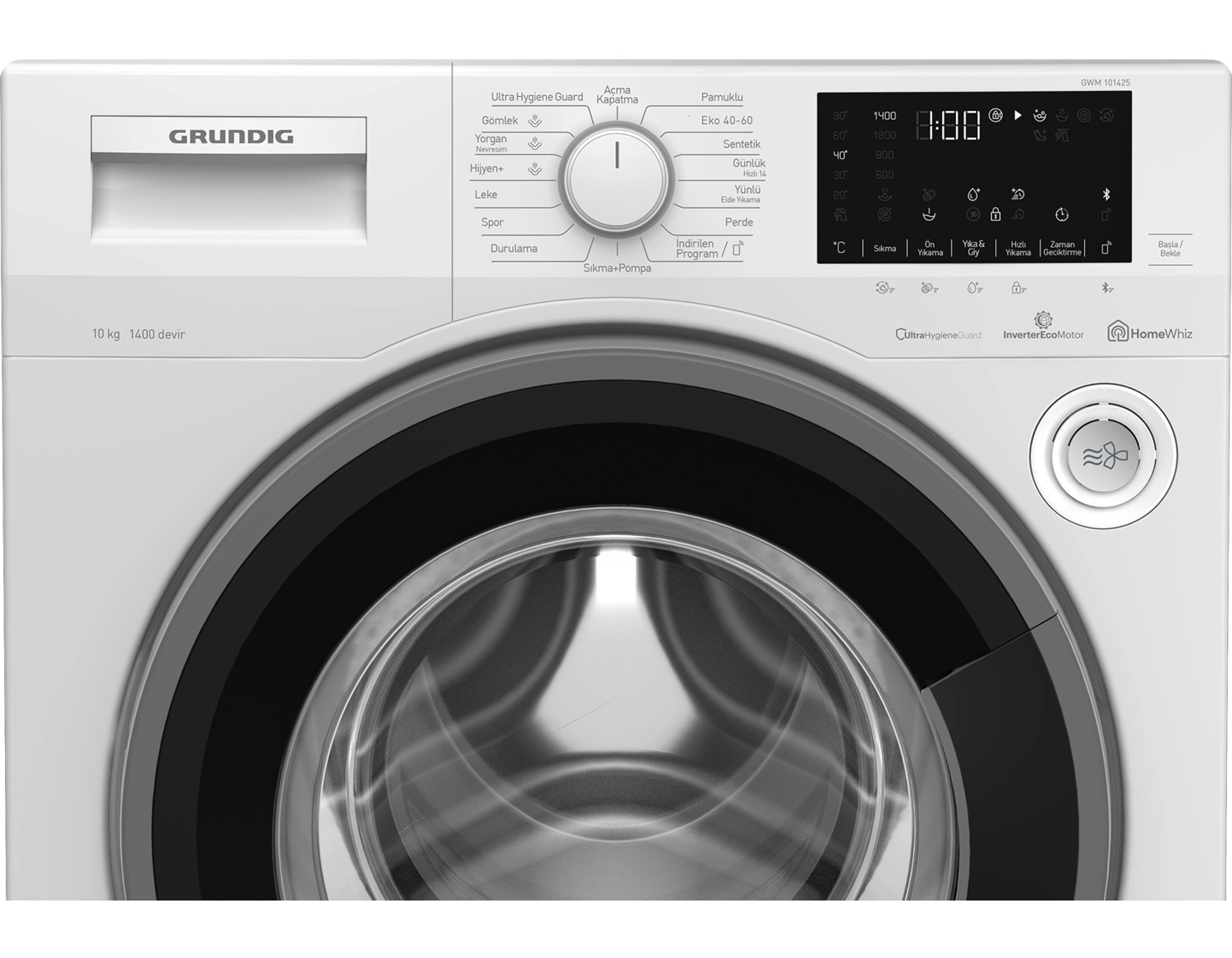 Grundig Gwm 101425 A 10 Kg 1400 Devir Çamaşır Makinesi - Görsel 3