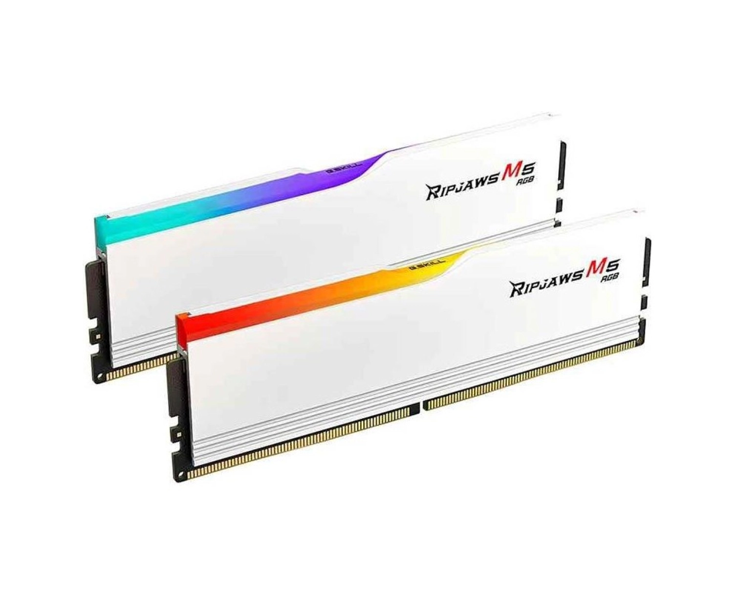 Gskill 32Gb (2X16Gb) Ripjaws M5 Beyaz Rgb Ddr5 6400Mhz Cl36 1.35V Dual Kit Ram ürün görseli