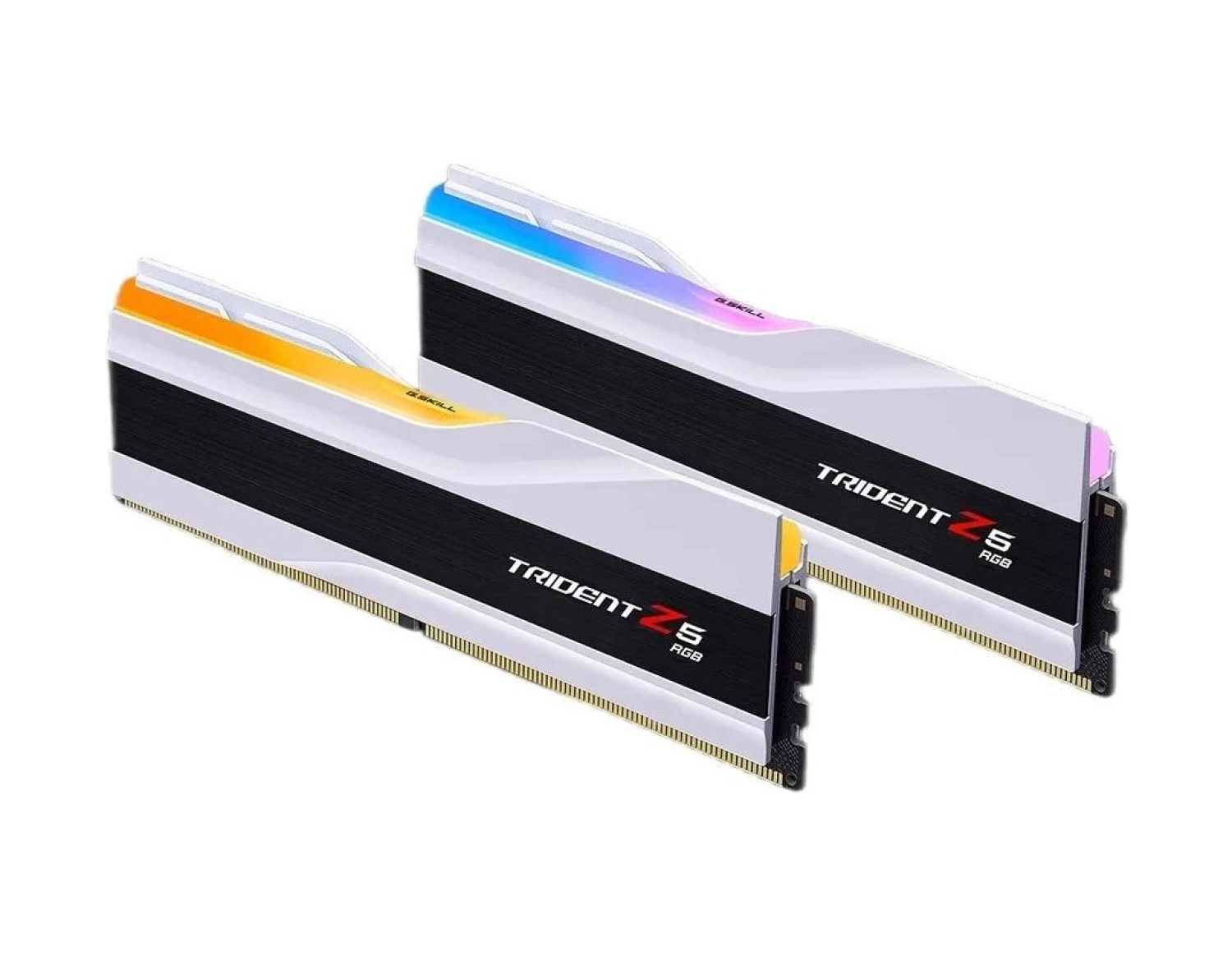 Gskill Gskıll Trident Z5 Rgb Beyaz Ddr5-6400Mhz Cl32 32Gb (2X16Gb) Dual (32-39-39-102) 1,4V ürün görseli