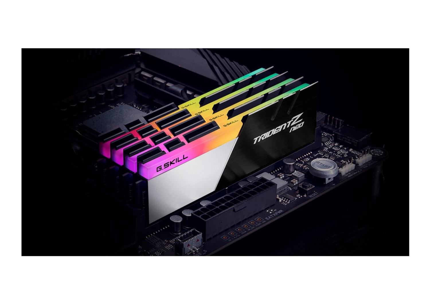 Gskill Trident Z Neo Rgb 16Gb (2X8Gb) 3600Mhz Ddr4 Ram F4-3600C18D-16Gtzn - Görsel 3