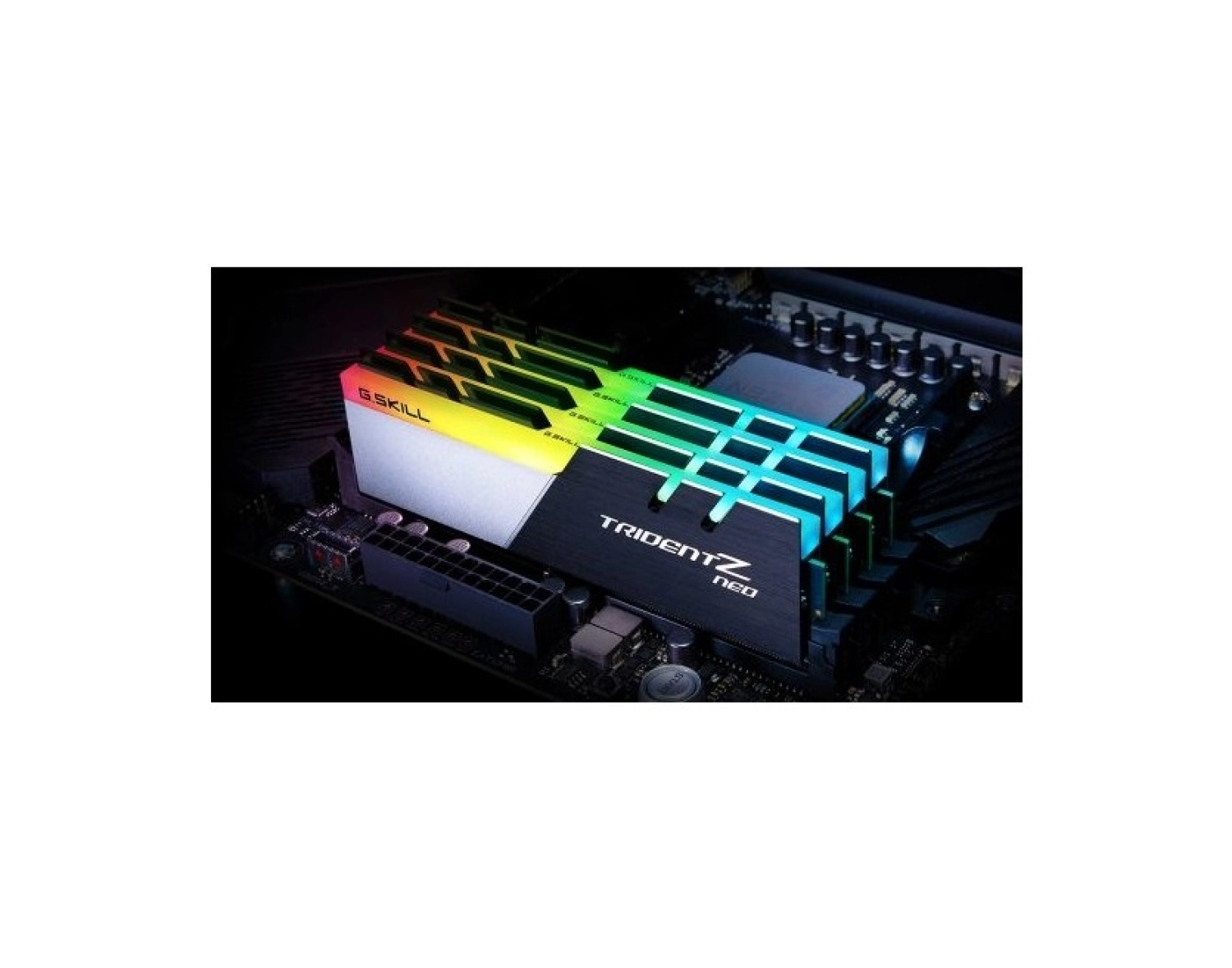 Gskill Trident Z Neo Rgb Ddr4-4000Mhz Cl18 32Gb (2X16Gb) Dual (18-22-22-42) 1.4V (Amd Ryzen Serisi) (F4-4000C18D-32Gtzn) - Görsel 2