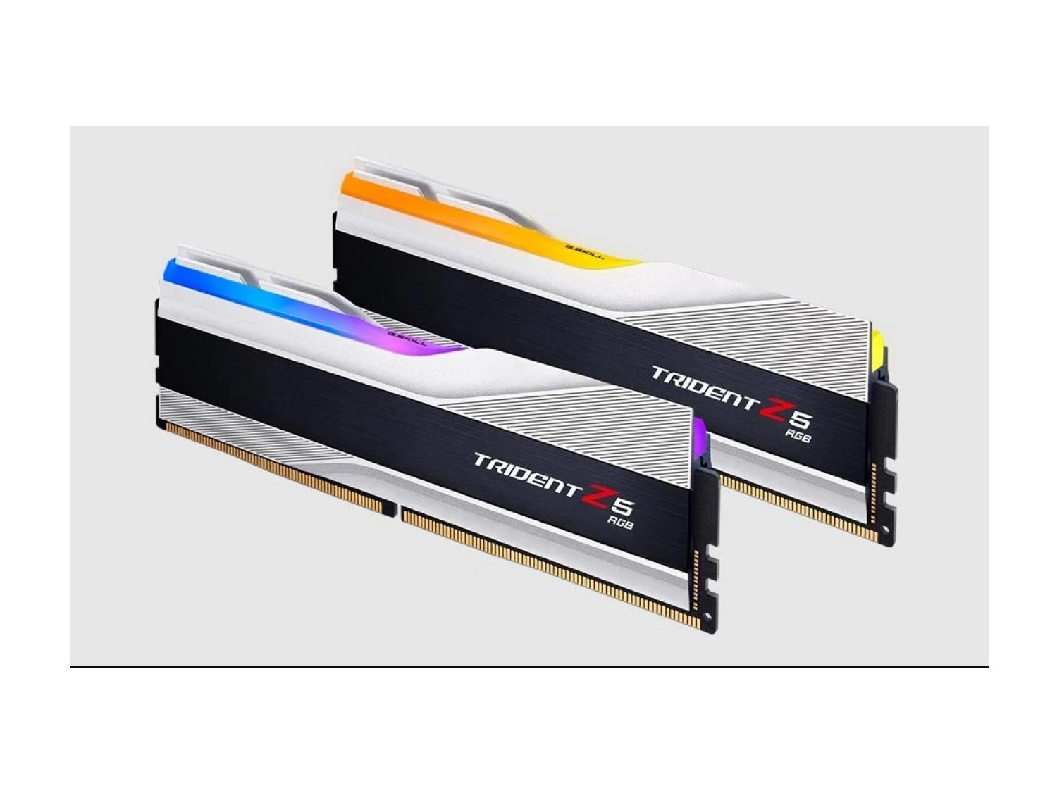 Gskill Trident Z5 Rgb Silver Ddr5-6000Mhz Cl30 64Gb (2X32Gb) F5-6000J3040G32Gx2-Tz5Rs ürün görseli
