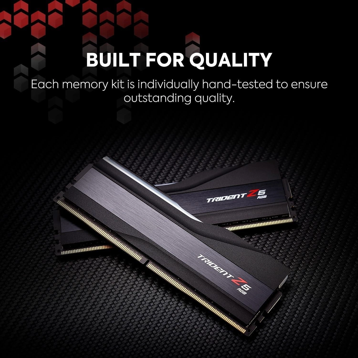 Gskill Trident Z5 Rgb Siyah Ddr5-6800Mhz Cl34 96Gb (2X48Gb) Dual (34-46-46-108) 1,35V - Görsel 5