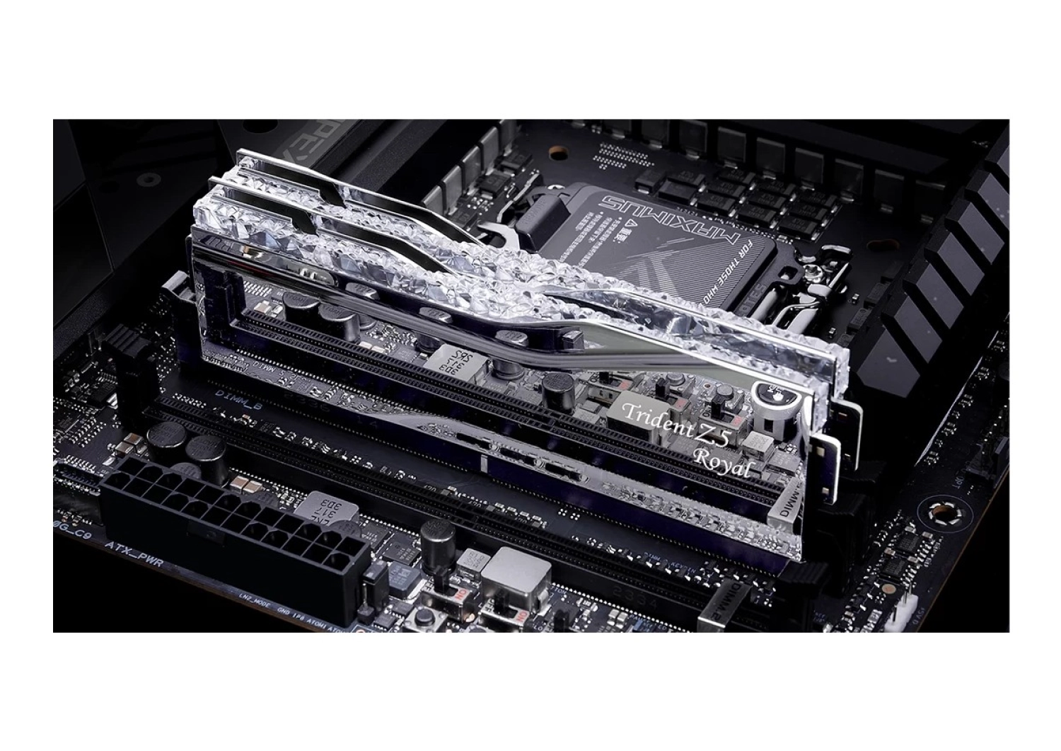 Gskill Trident Z5 Royal Silver Rgb Ddr5-6400Mhz Cl32 64Gb (2X32Gb) Dual (32-39-39-102) 1.40V - Görsel 4
