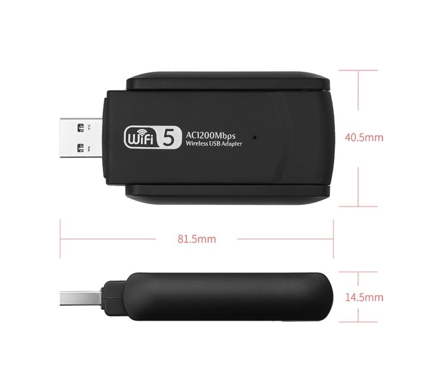Guru Sepeti Kablosuz Wifi Alıcı Ac1200 Mbps Dual Band Usb 3.0 Adaptör ürün görseli