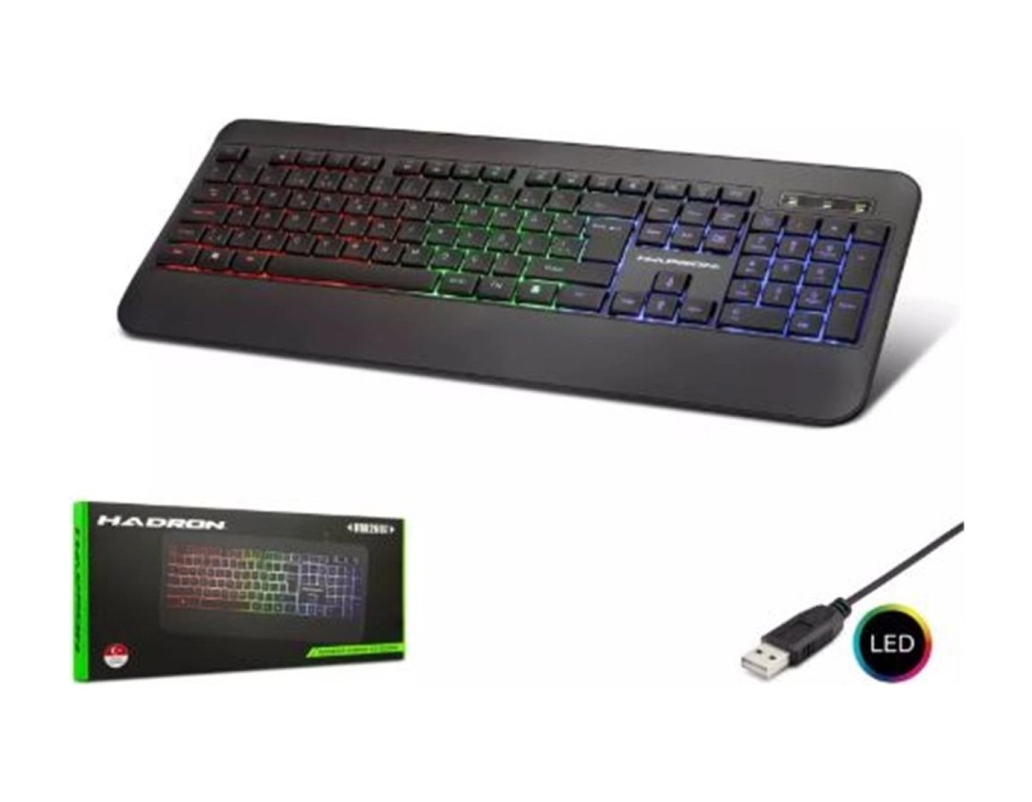 Hadron Hdx2607 Ledli Kablolu Q Klavye ürün görseli