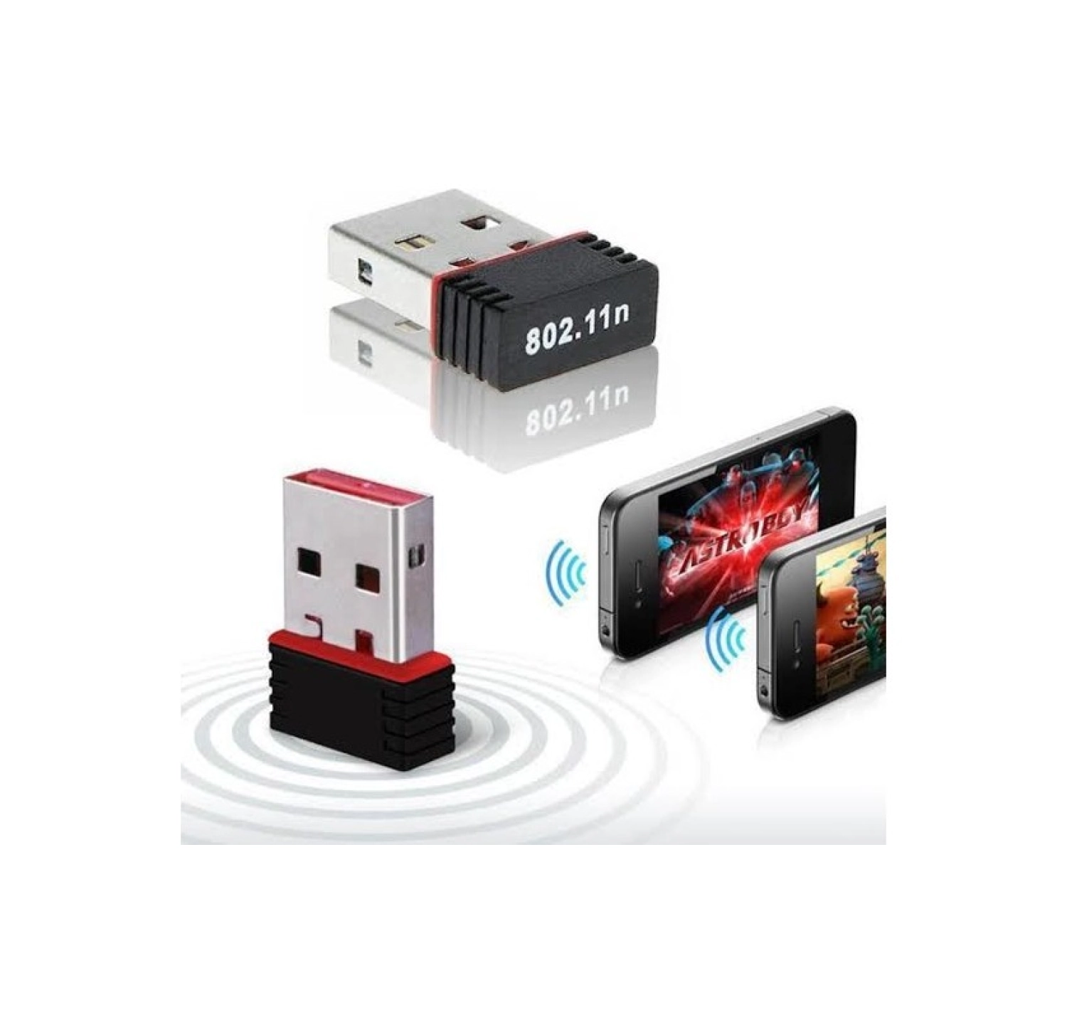 Hadron Super Wireless 802.11N Wi-Fi Adapter 150 Mbps - Görsel 2
