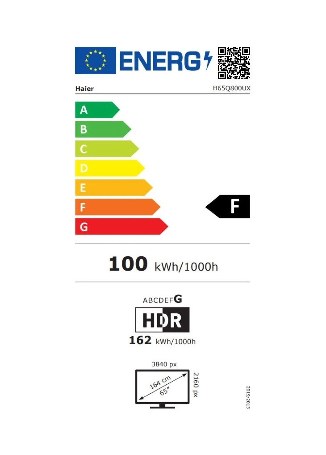 Haier H65Q800Ux 65" 165 Ekran Uydu Alıcılı 4K Ultra Hd Google Smart Qled Tv - Görsel 5