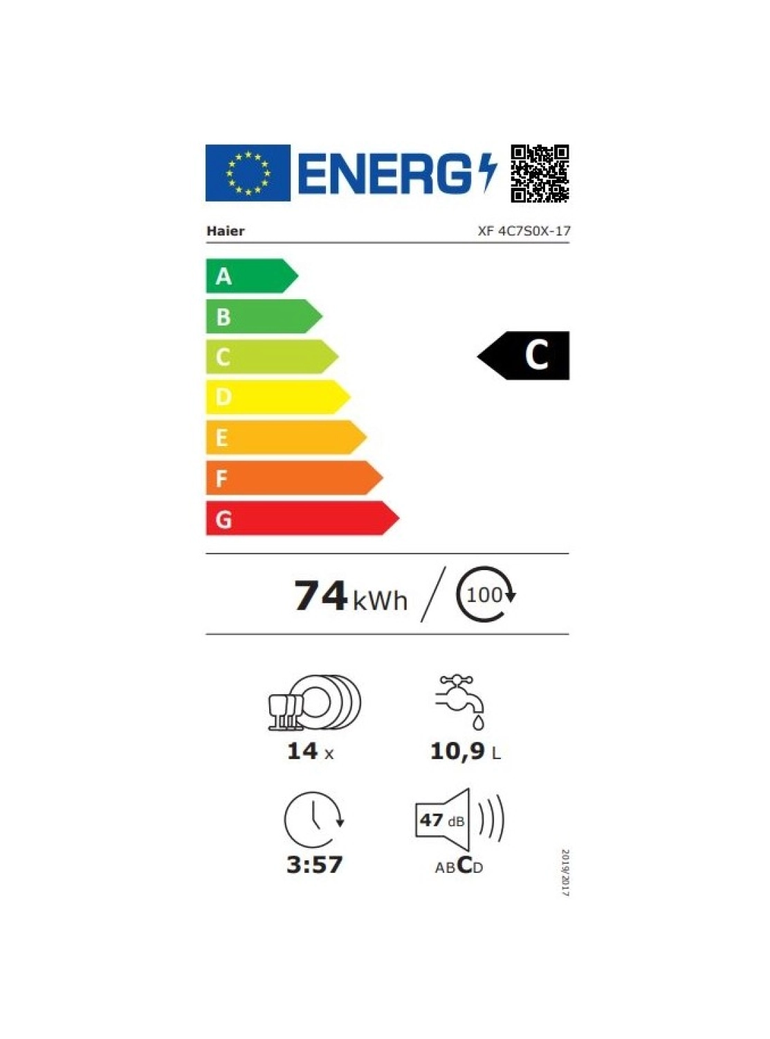 Haier Xf 4C7S0W-17 10 Programlı Wi-Fi Bağlantılı Bulaşık Makinesi - Görsel 4