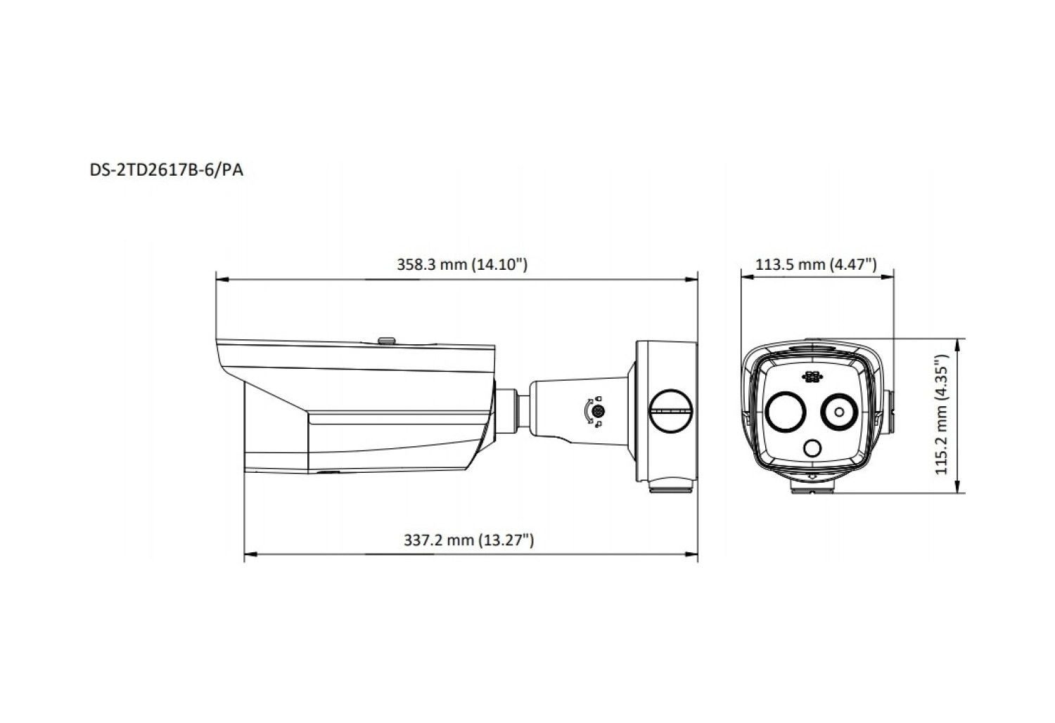 Haikon Hıkvısıon Ds-2Td2617B-6/Pa Termal Kamera - Görsel 2