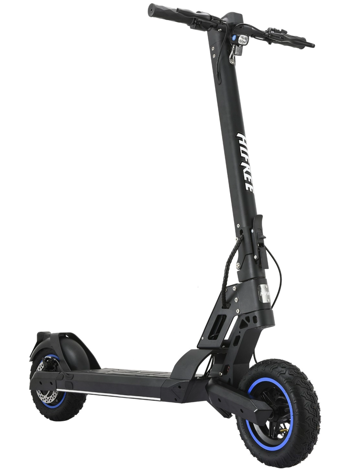Hifree G1 500 Watt Elektrikli Amortisörlü Scooter 75Km Menzil 40 Km Max Hız Katlanabilir Alüminyum Gövde 10" Lastik - Görsel 2