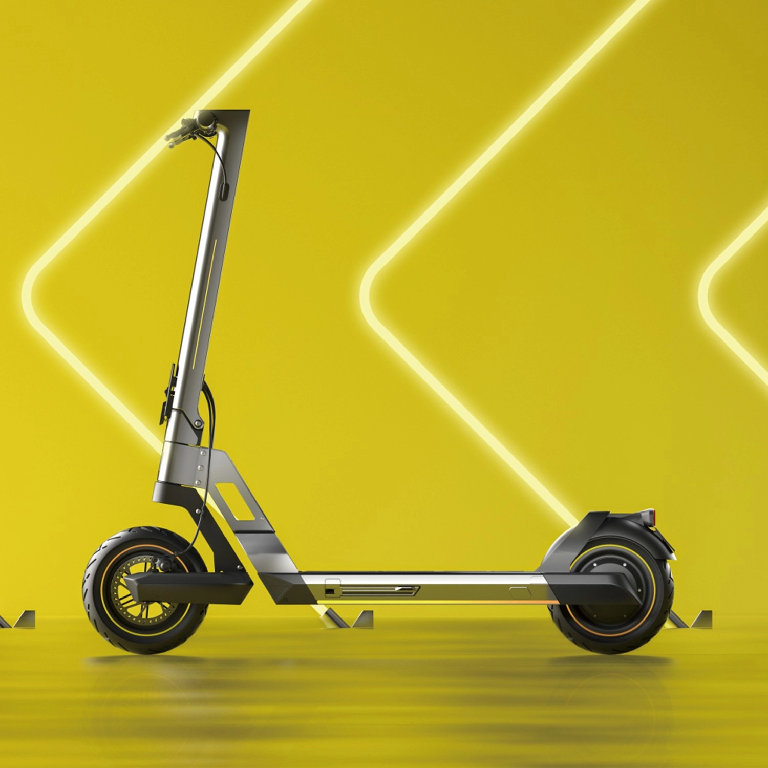 Hifree G1 500 Watt Elektrikli Amortisörlü Scooter 75Km Menzil 40 Km Max Hız Katlanabilir Alüminyum Gövde 10" Lastik - Görsel 3