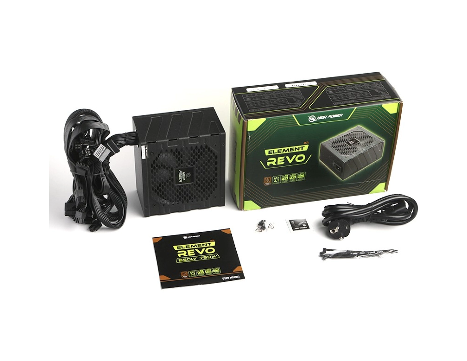 High Power Element Revo Atx 3.1 850W 80+ Bronze Pcıe 5.1 Atx Güç Kaynağı (Hp1-N2850Br-H12S) - Görsel 2