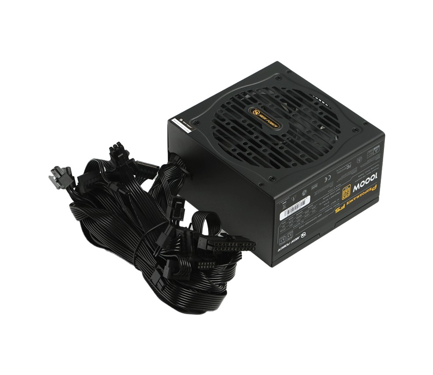 High Power Performance Atx 3.1 1000W 80+ Gold Pcıe 5.1 Atx Güç Kaynağı (Hp1-S21000Gd-F12S) - Görsel 4