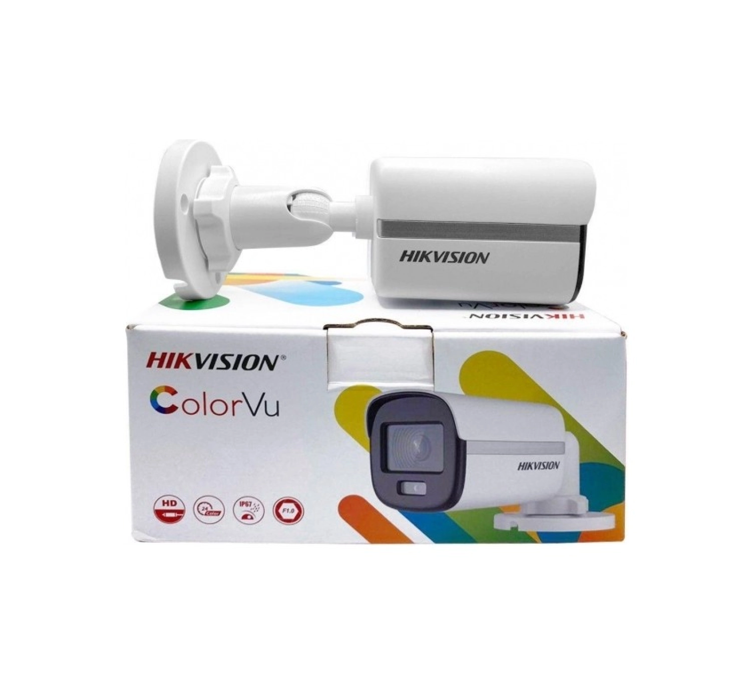 Hikvision Ds-2Ce10Df0T-Pf 2Mp 2.8Mm Sabit Lens Ahd Colorvu Renkli Bullet Kamera - Görsel 2