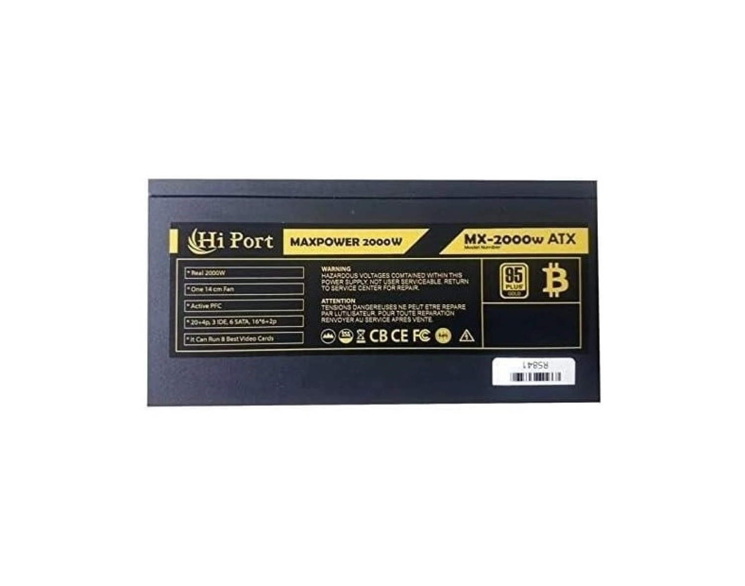 Hıport 2000W 95+ Bronze Mx2000Atx 12Cm Fanlı Power Supply Mining - Görsel 2
