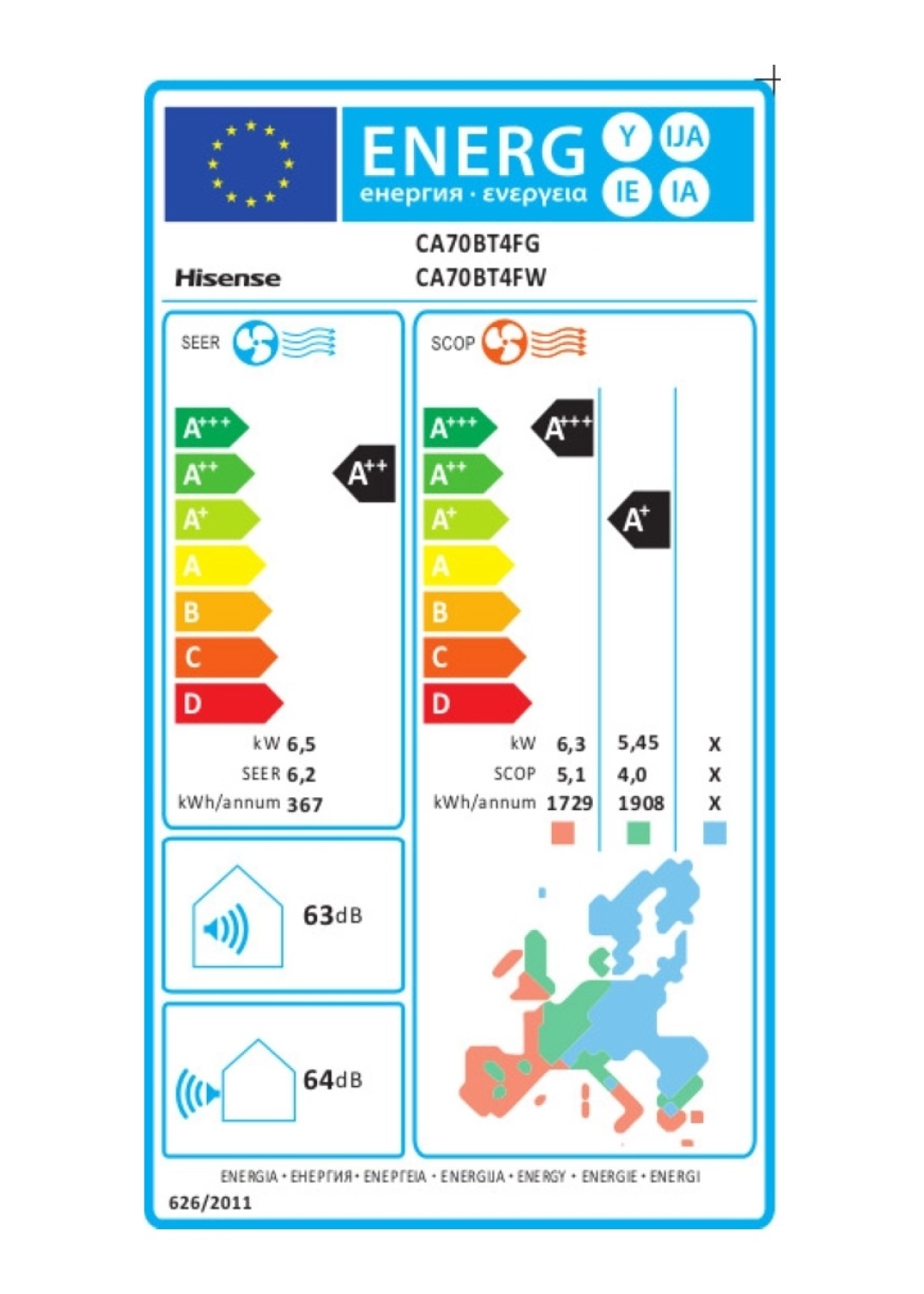 Hisense A++ 24000 Btu/H Duvar Tipi Klima - Görsel 5