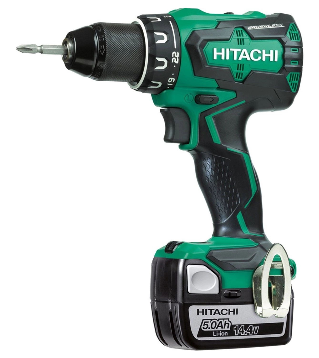 Hitachi Ds14Dbsl Akülü Darbesiz Matkap Vidalama 14.4V 5.0 Ah 60Nm ürün görseli