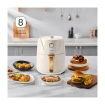 Homend Airfryday 2504H 4.3 Lt Krem Yağsız Fritöz