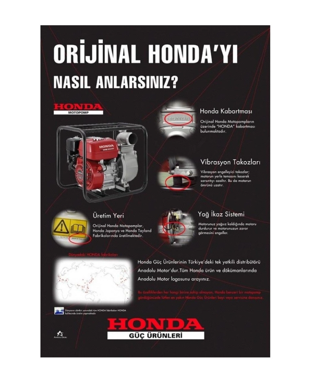 Honda Wt30X Benzinli Pis Su Motoru 3" - Görsel 3