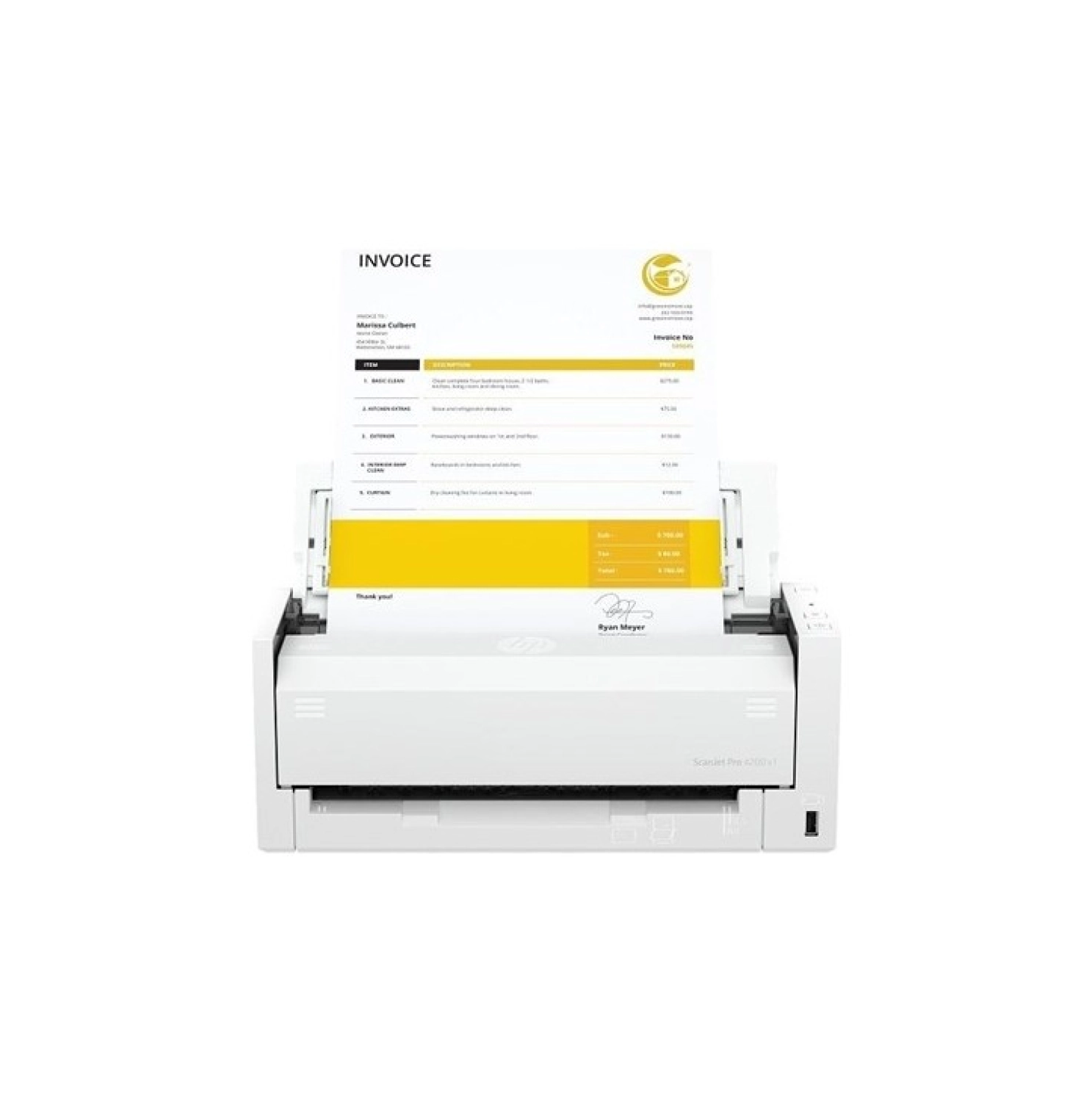 Hp A4 Scanjet Pro 4200 S1 8Q4W2A 40Ppm Sayfa Beslemeli Doküman Tarayıcı - Görsel 2