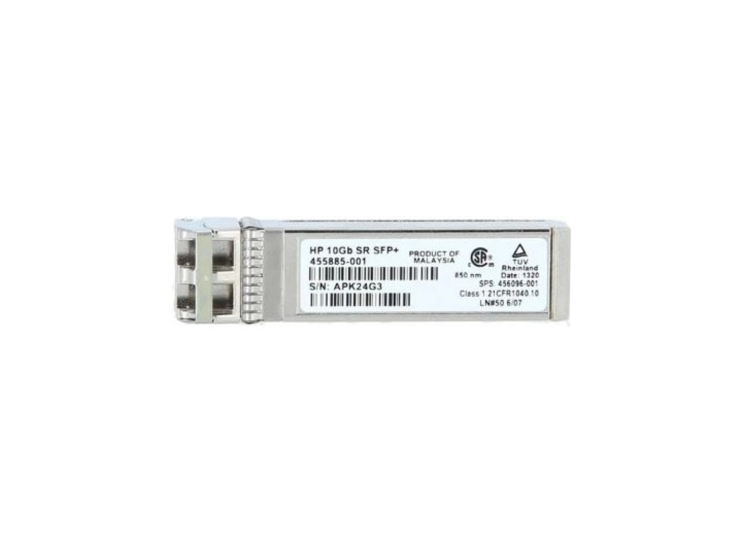 Hp Hpe 10Gb Sr Sfp+ Optik Gigabit Tranceiver ürün görseli