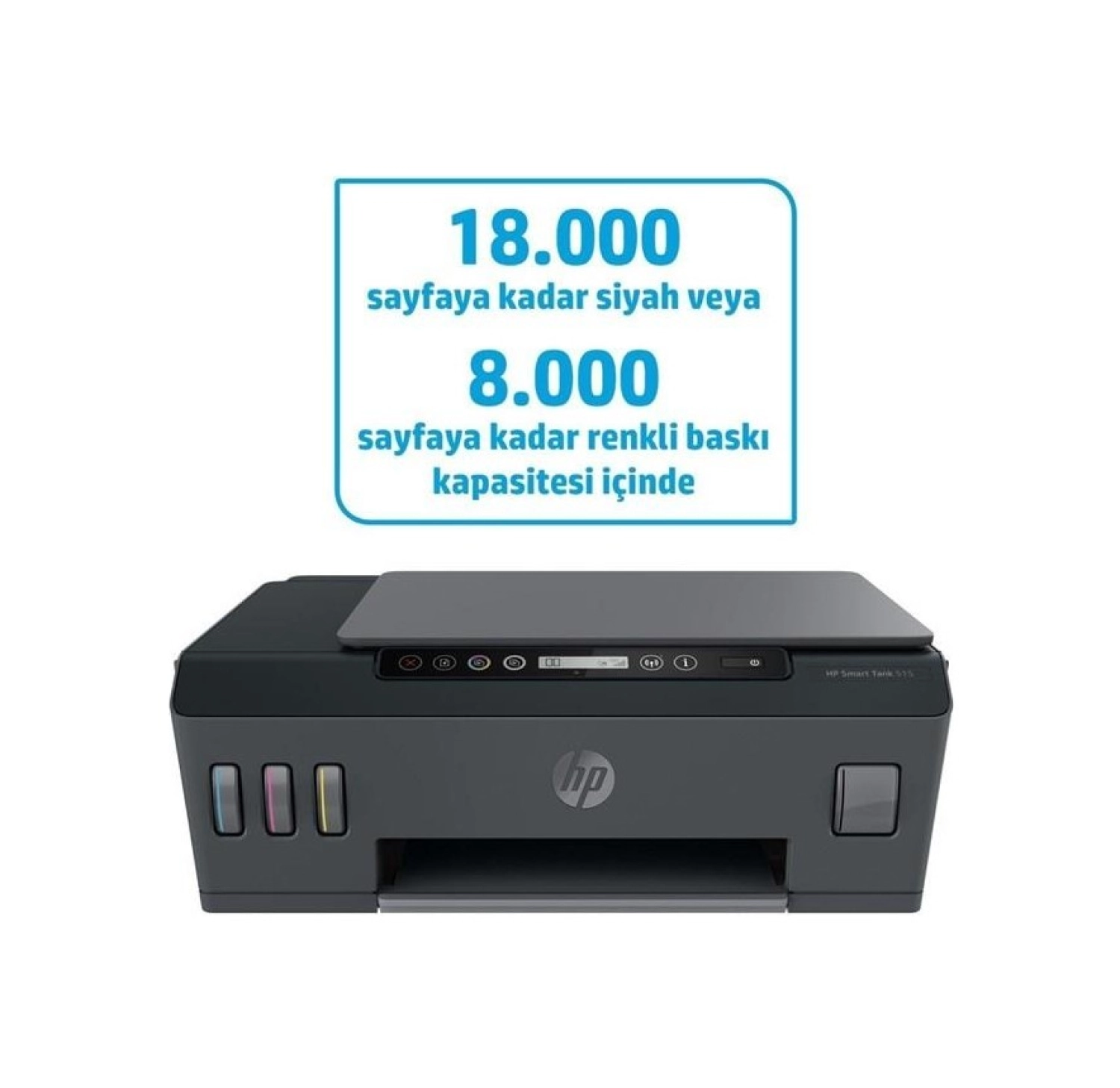 Hp Smart Tank 515 (1Tj09A) Fot.tar.wi̇fi̇ Fonksi̇yonlu Inkjet Tankli Yazici ürün görseli