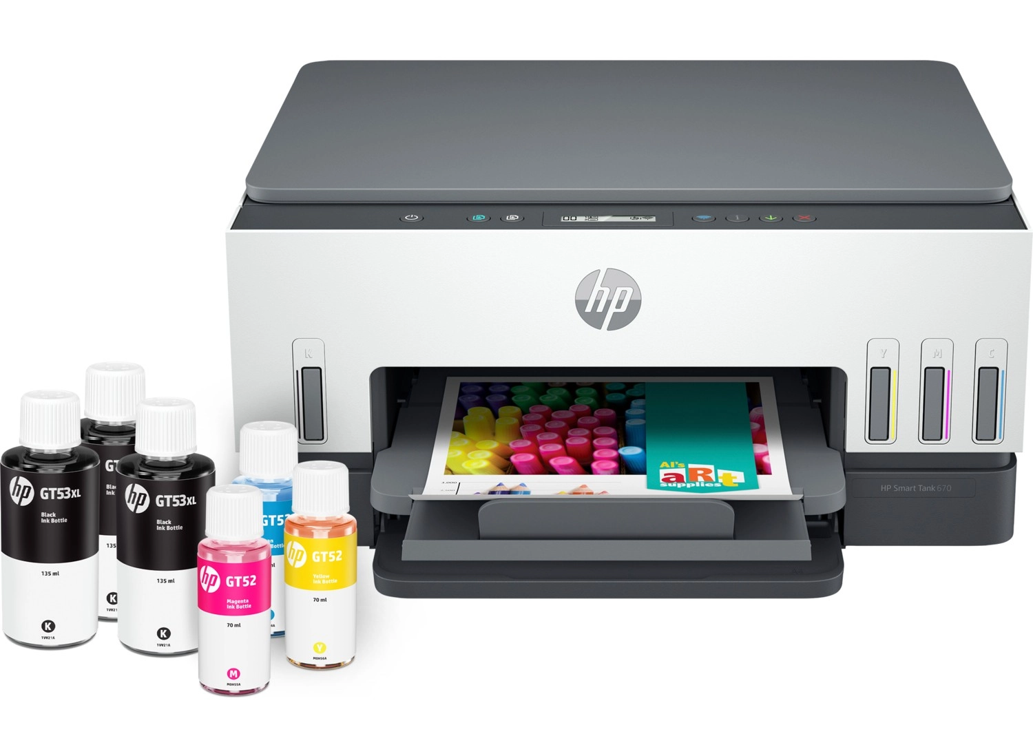 Hp Smart Tank 670 All-In-One Yazıcı, Baskı, Tarama, Kopyalama, Kablosuz, 6Uu48A - Görsel 5