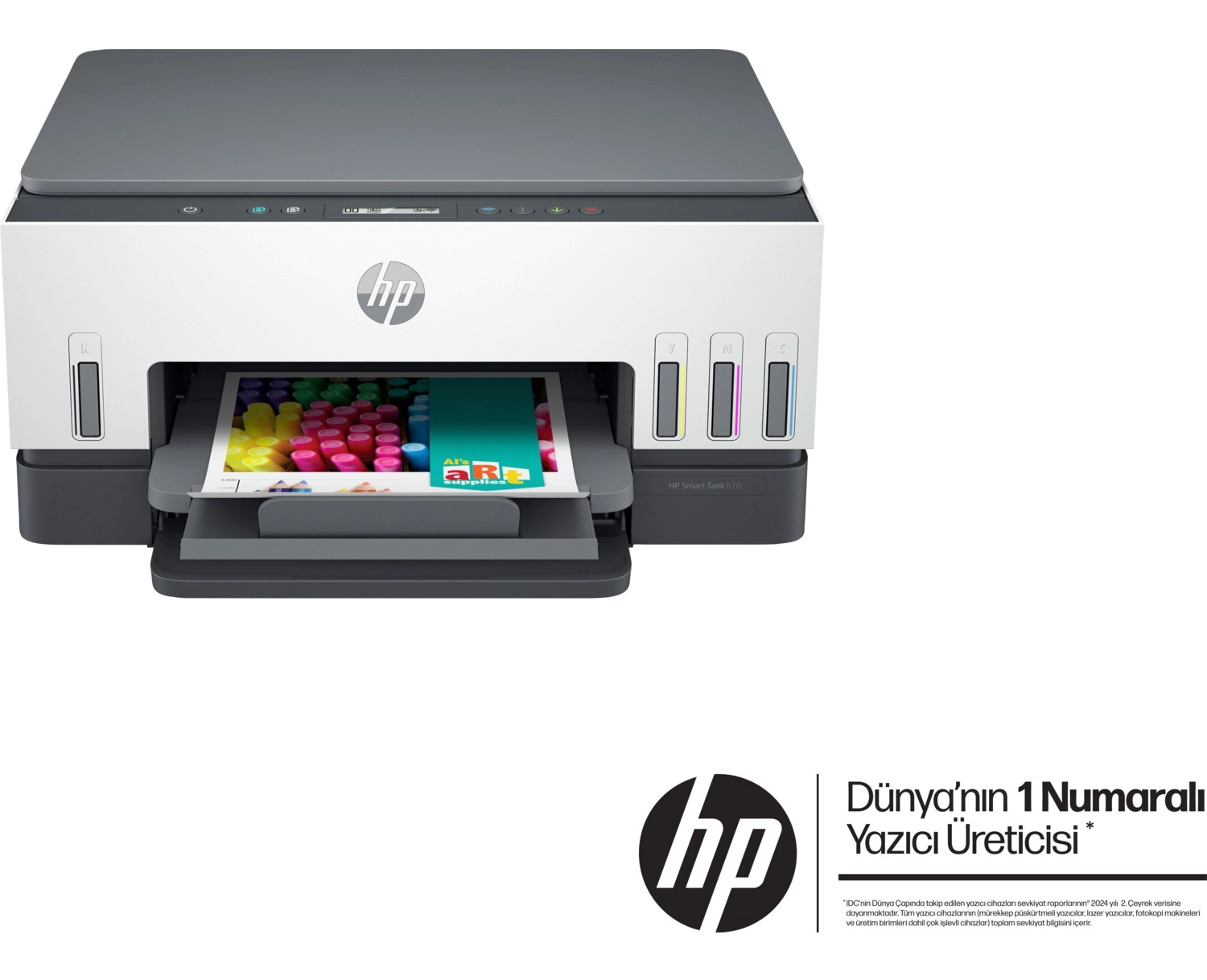 Hp Smart Tank 670 All-In-One Yazıcı, Baskı, Tarama, Kopyalama, Kablosuz, 6Uu48A - Görsel 4