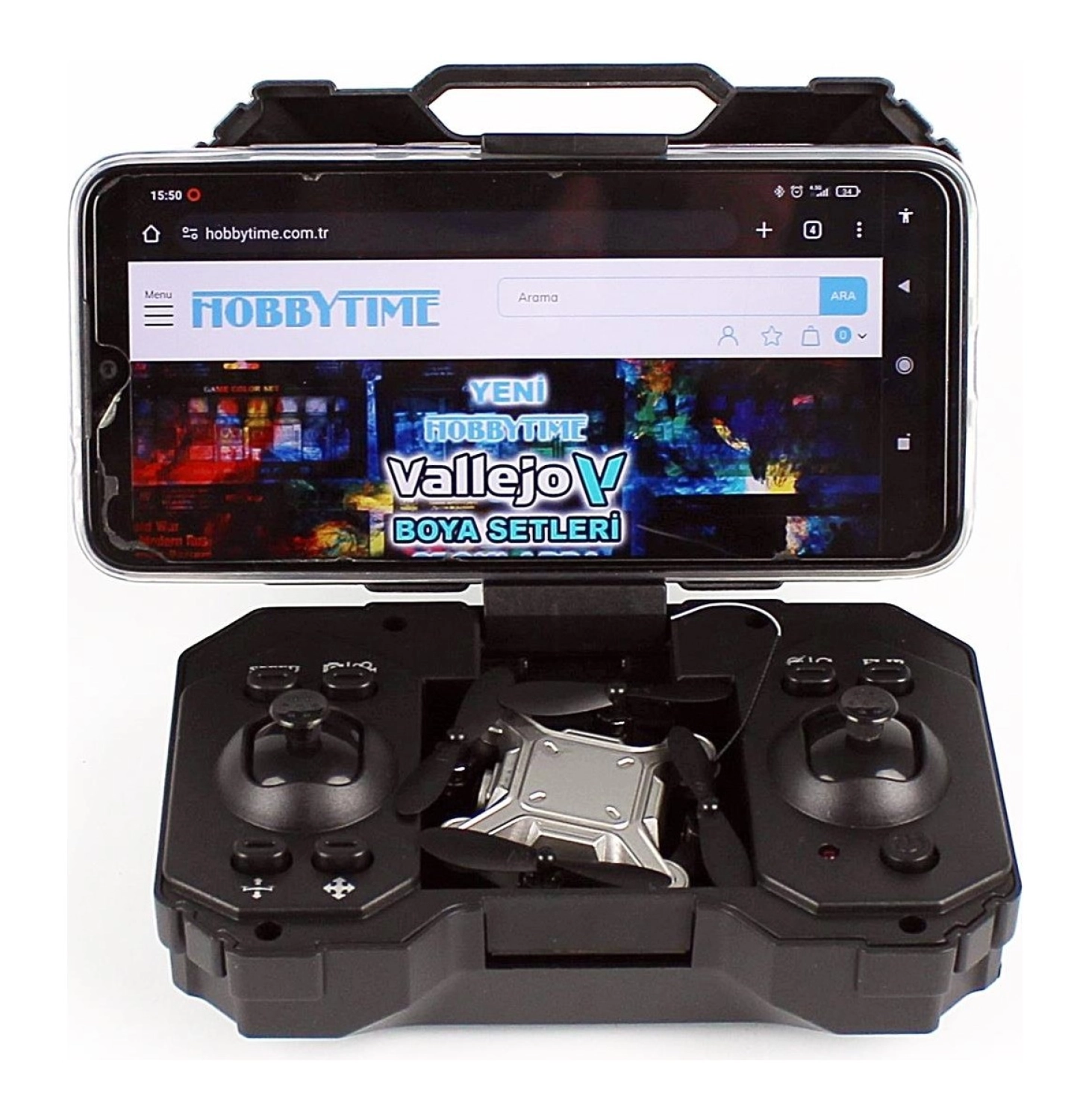 Huina Daheng 120 2.4Ghz Mini Dron, Wi-Fi 720 Pixel, Uzaktan Kumandalı - Görsel 3