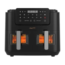 Hutt D9 Çift Hazneli Air Fryer 4.5+4.5 Lt Yağsız Fritöz
