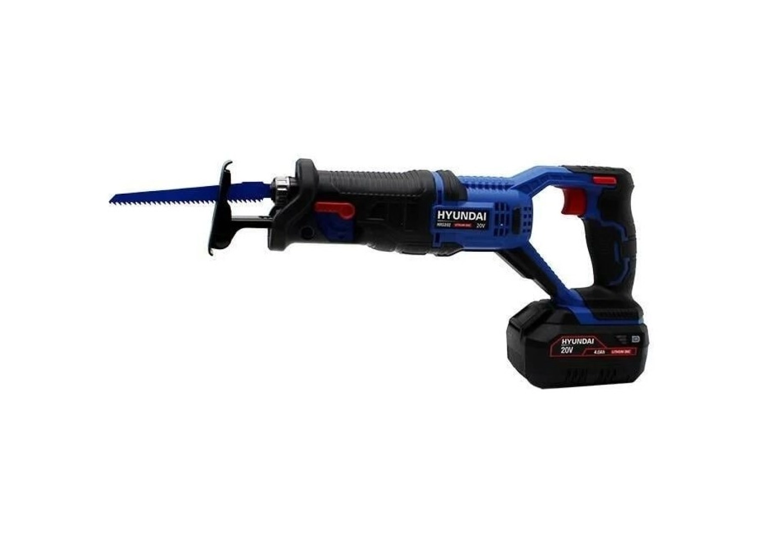 Hyundai Hrs202 Akülü Tilki Kuyruğu Testere 20 V. 4 Ah. Set - Görsel 2