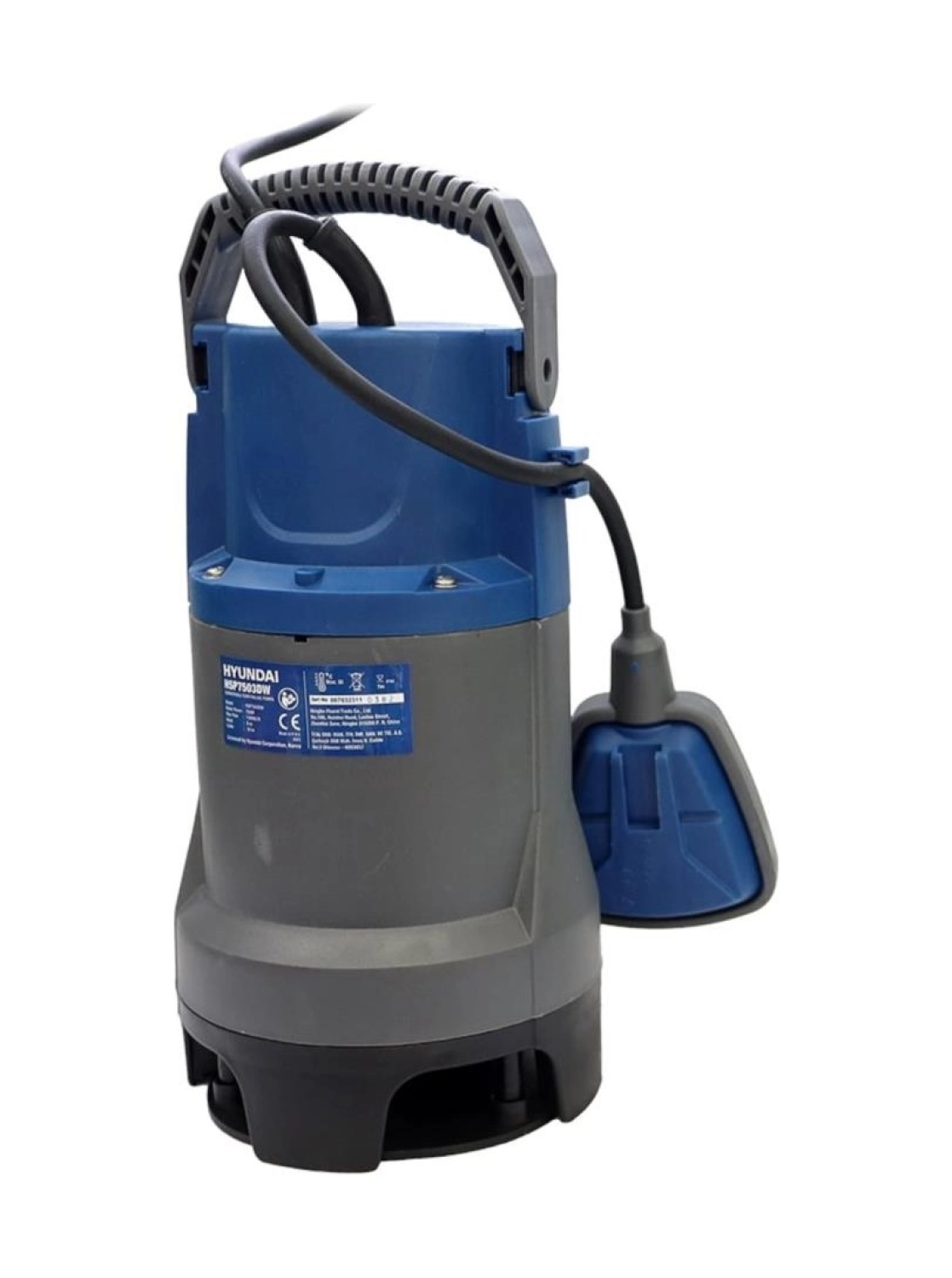 Hyundai Hsp7503Dw Dalgıç Pompa 750W Kirli Su - Görsel 2