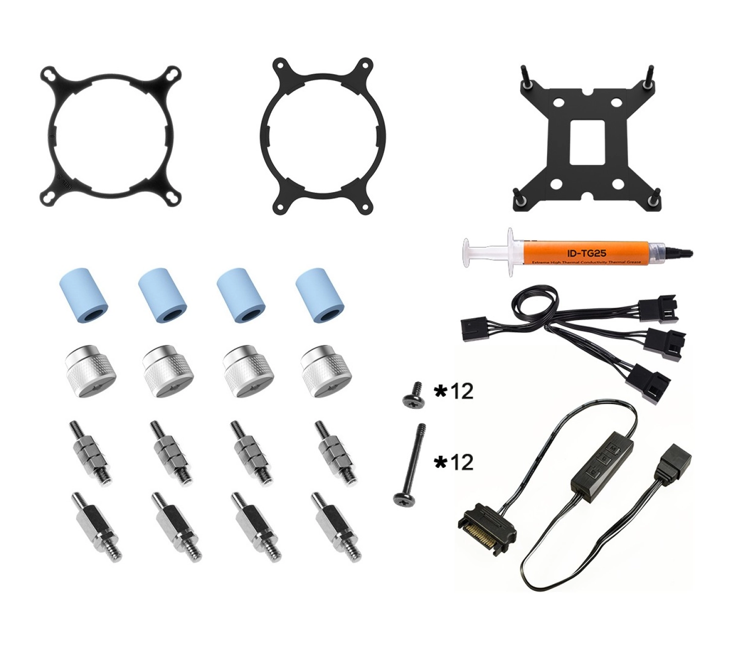 Id-Cooling Zoomflow 360 Xtsnow 4 Pin Pwm Argb Işlemci Sıvı Soğutucu - Görsel 5