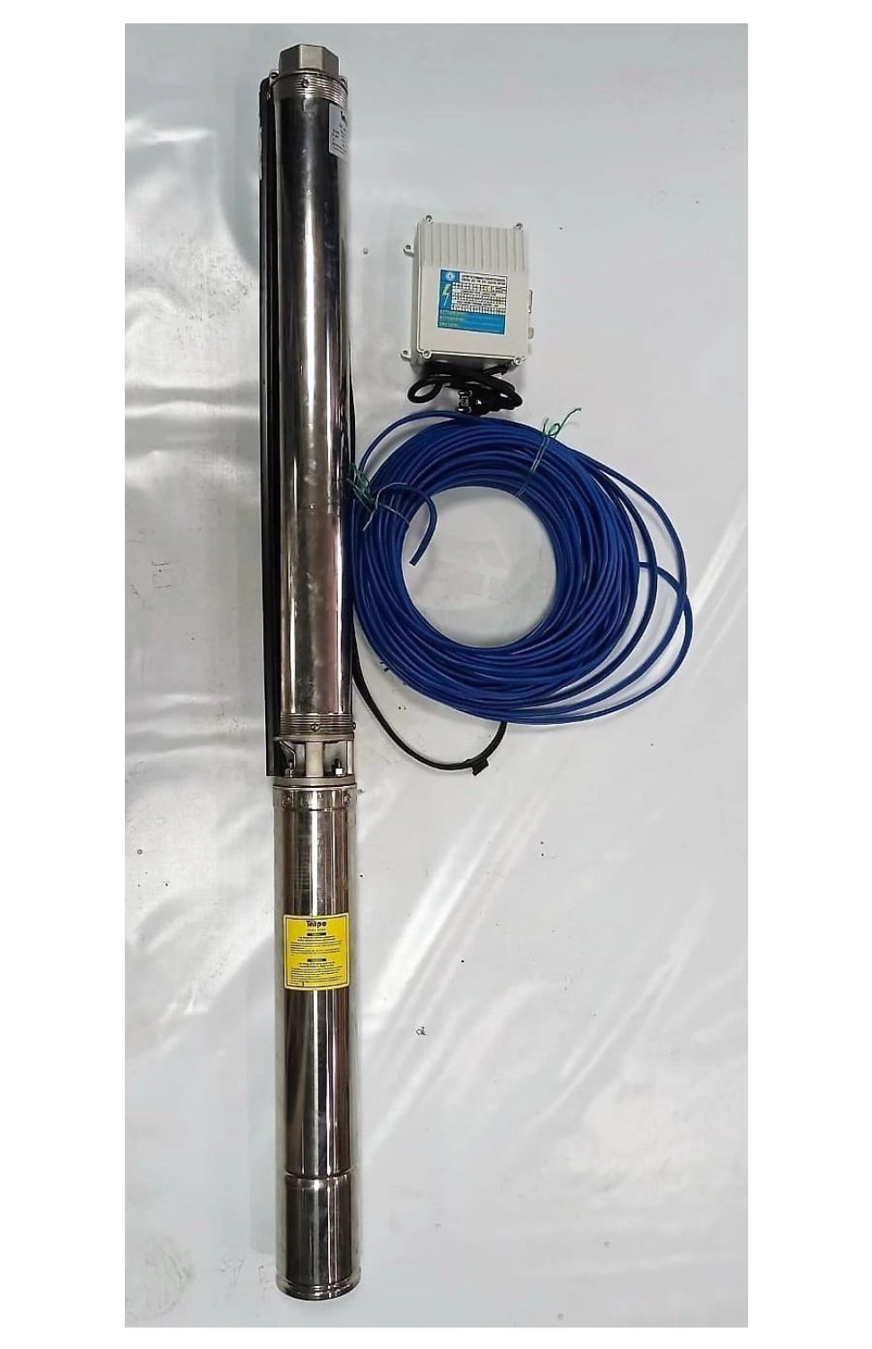 İmpo Sk 404/27 Krom Başlıklı Derin Kuyu 3 Hp Monofaze Motorlu 50 Mt Kablolu Panolu Dalgıç Pompa ürün görseli