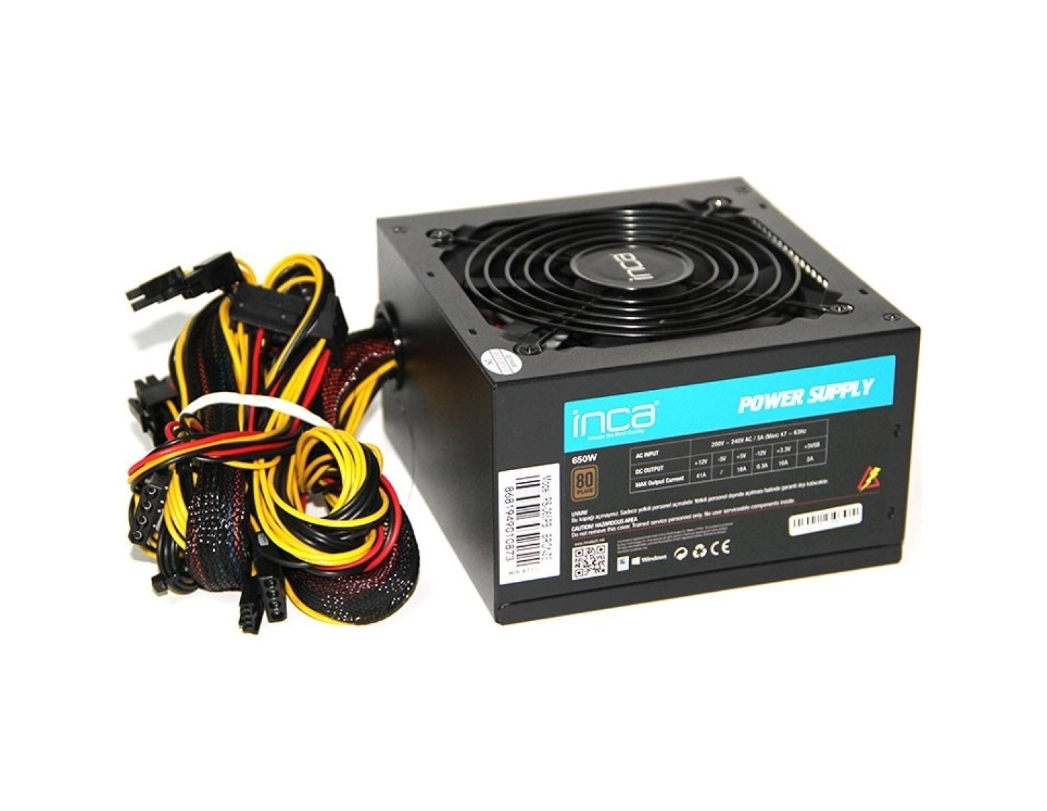 Inca Ips-065Pb 650W 80+ Bronze Power Supply - Görsel 2
