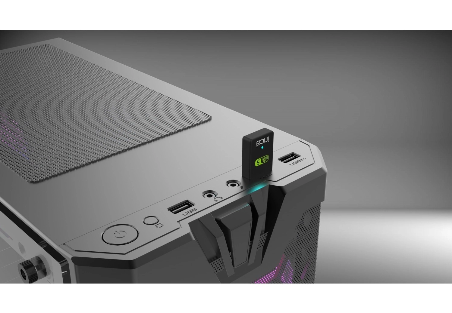 Inca Iuwa-650X 650Mbps Bluetooth 4.2 Dual-Bant Kablosuz-Ac Nano Usb Adaptör - Görsel 3