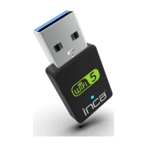Inca Iuwa-650X 650Mbps Bluetooth 4.2 Dual-Bant Kablosuz-Ac Nano Usb Adaptör