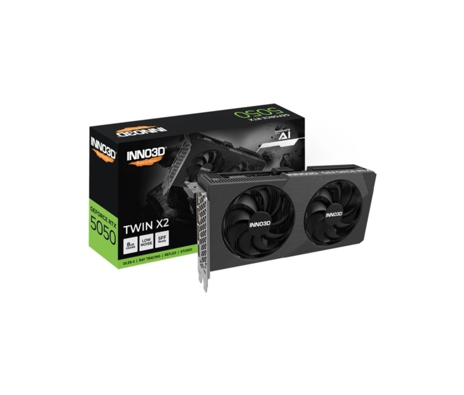 Inno3D Rtx5050 8Gb Twin X2 128Bit Gddr6 Ekran Kartı N50502-08D6-174071N ürün görseli