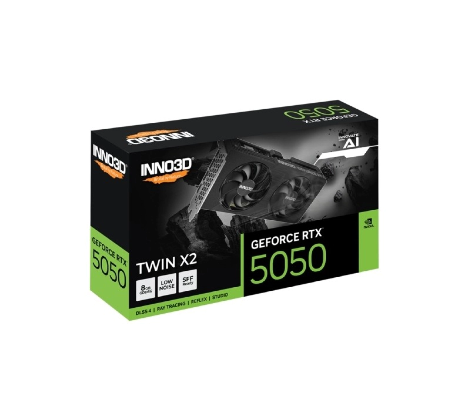 Inno3D Rtx5050 8Gb Twin X2 128Bit Gddr6 Ekran Kartı N50502-08D6-174071N - Görsel 2