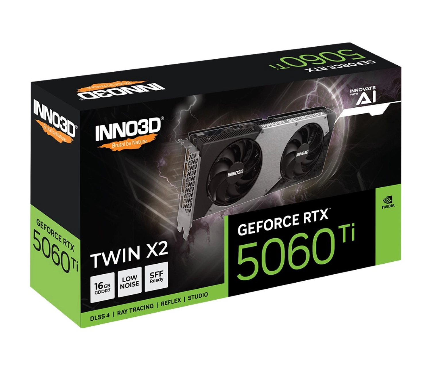 Inno3D Rtx5060Ti 16Gb Twin X2 128Bit Gddr7 Ekran Kartı N506T2-16D7-191073N - Görsel 3