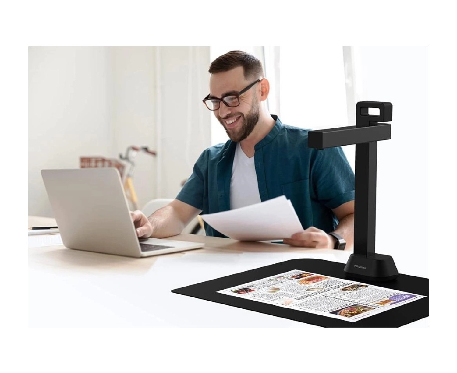 Iriscan Desk 6 Pro-Profesyonel Renkli Belge, Kitap Tarayıcı - Görsel 3