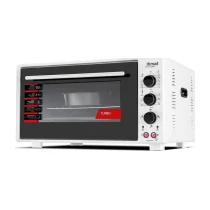 İtimat 8020 Çift Camlı Köşeli 50 Lt Beyaz Midi Fırın