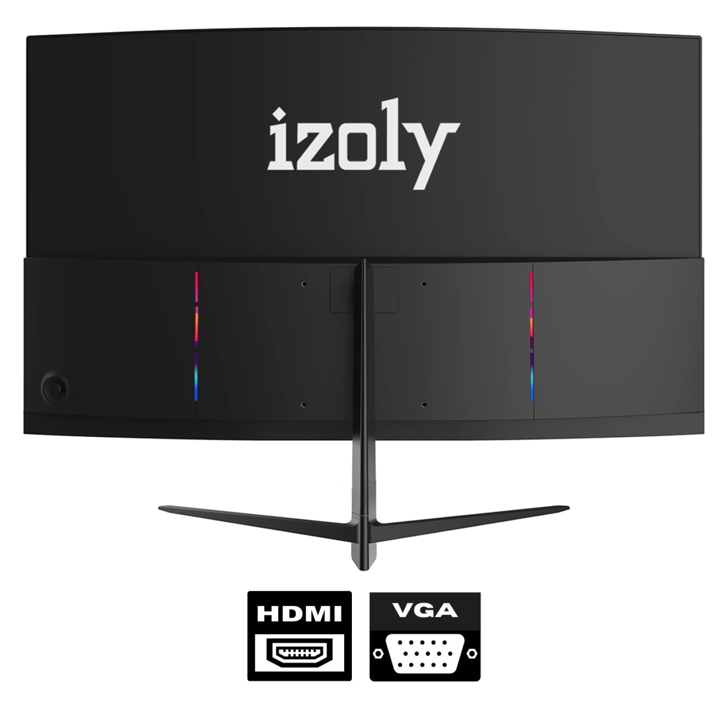 İzoly 2456 24" 100Hz 1Ms (Hdmi+Vga) Full Hd Curved Monitör - Görsel 2