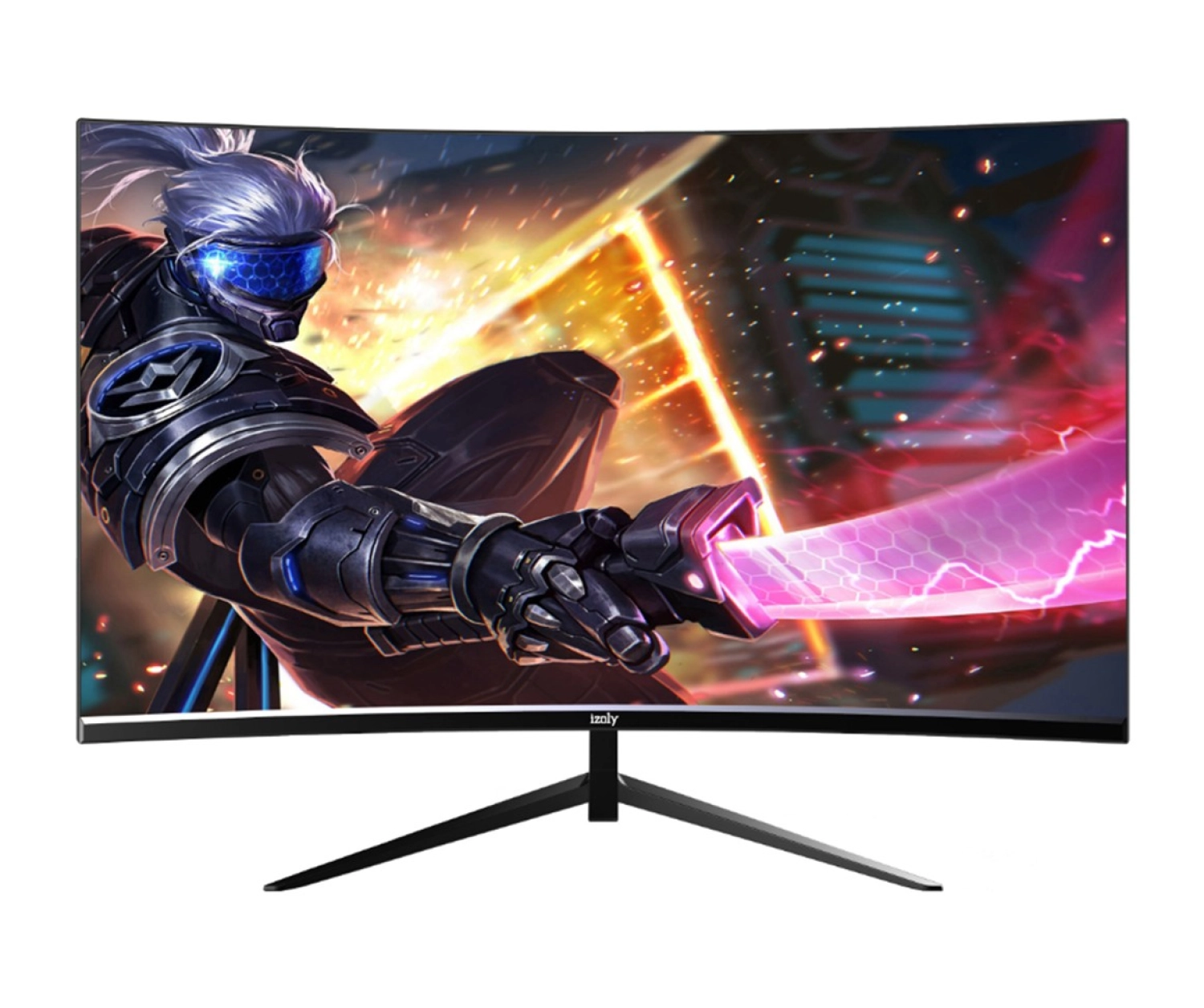 İzoly 2456 24" 100Hz 1Ms (Hdmi+Vga) Full Hd Curved Monitör - Görsel 3